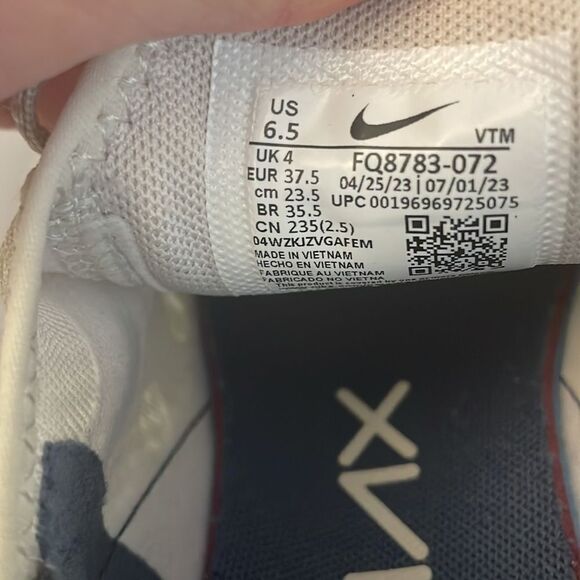 Nike Air Max 270 Light Bone/Diffused Blue USA Women 6.5/UK4/EU37.5(FQ8783-072) - Picture 12 of 13